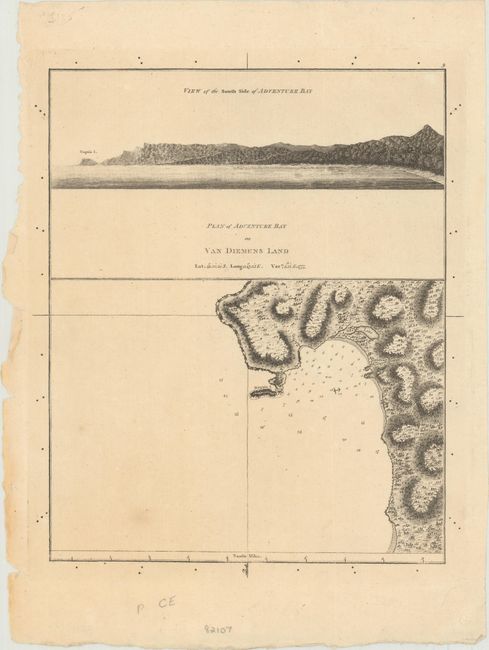 Plan of Adventure Bay on Van Diemens Land...