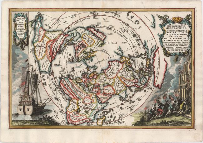 Repraesentatio Geographica Itineris Maritimi Navis Victoriae in qua ex Personis CCXXXVII Finita Navigatione Rediere Tantum XVIII...