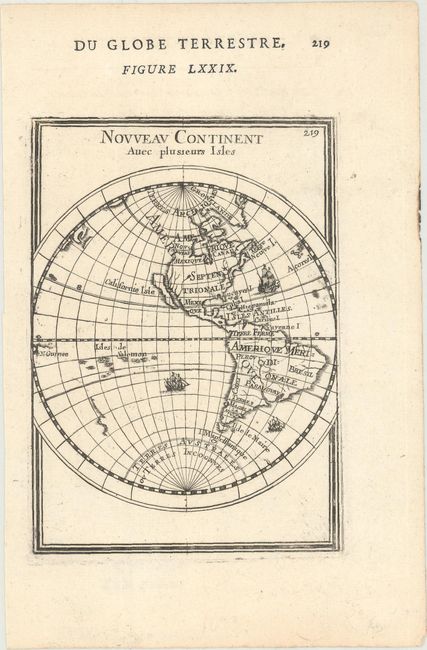 Nouveau Continent avec Plusieurs Isles