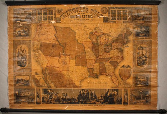 Old World Auctions Auction 170 Lot 148 Pictorial Map Of The