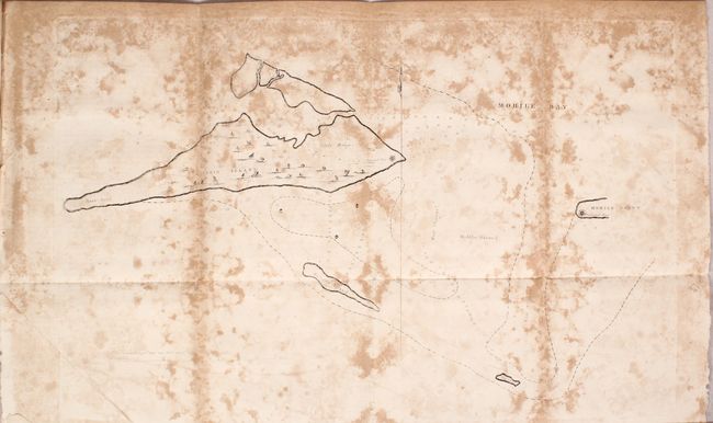 [Untitled - Chart of Dauphin Island and Mobile Bay] [bound in] Message from the President of the United States, Upon the Subject of Fortifications on Dauphine Island and Mobile Point