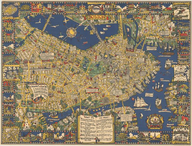 The Colour of an Old City - A Map of Boston Decorative and Historical