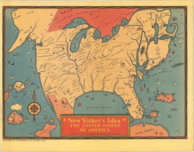 A New Yorker's Idea of the United States of America