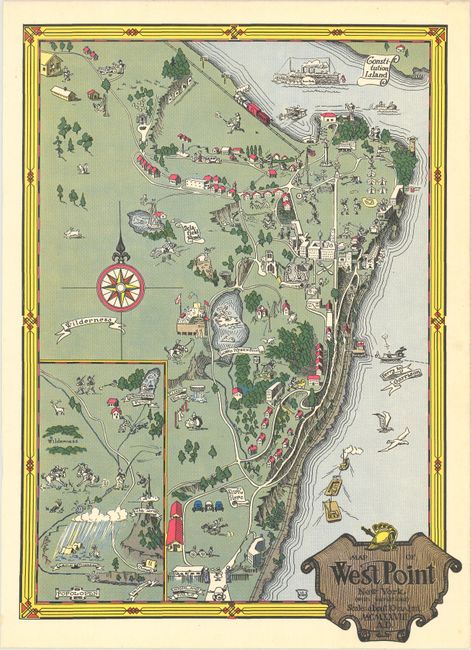 Map of West Point New York (with Variations)