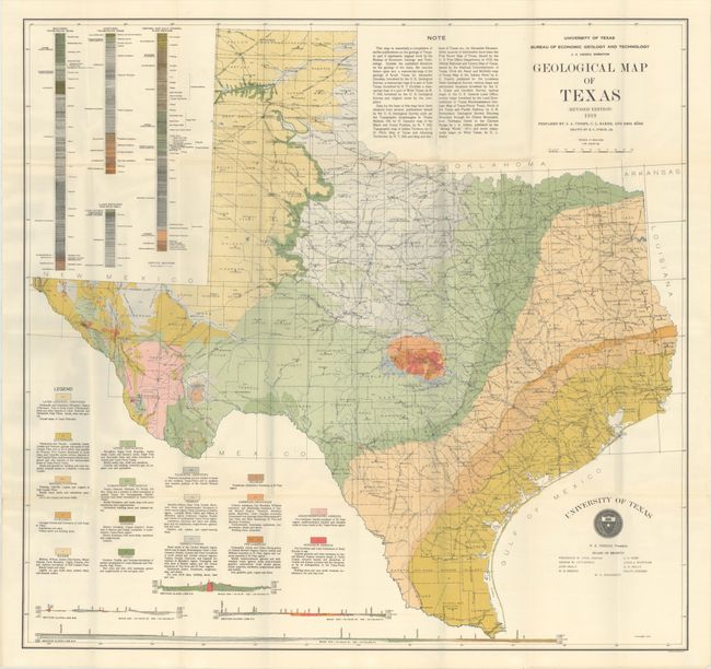 Geological Map of Texas (Revised Edition)