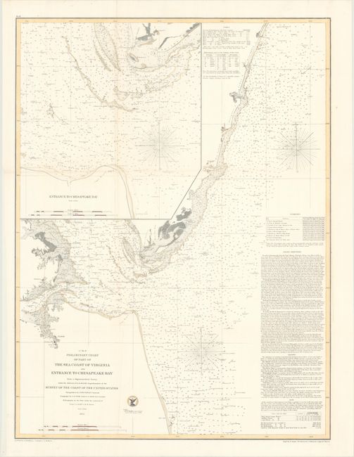 (C No. 2) Preliminary Chart of Part of the Sea Coast of Virginia and Entrance to Chesapeake Bay...