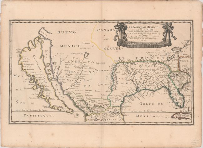 Le Nouveau Mexique, et la Floride: Tirees de Diverses Cartes, et Relations