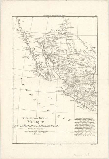 L'Ancien et le Nouveau Mexique, avec la Floride et la Basse Louisiane. Partie Occidentale