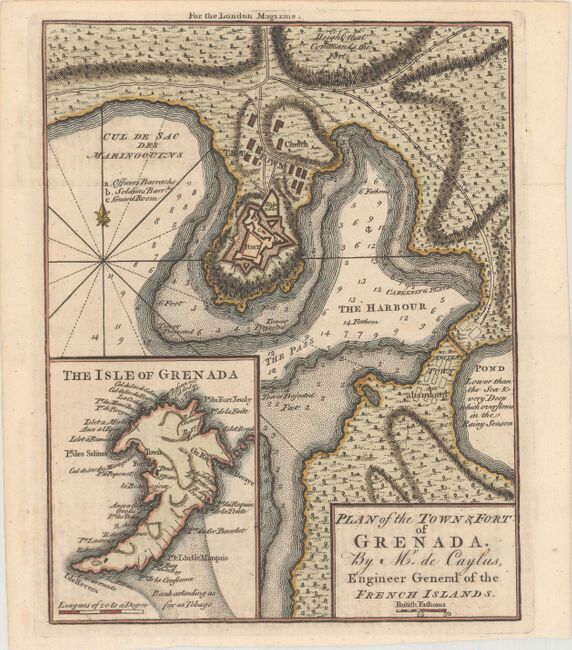 Plan of the Town & Fort of Grenada