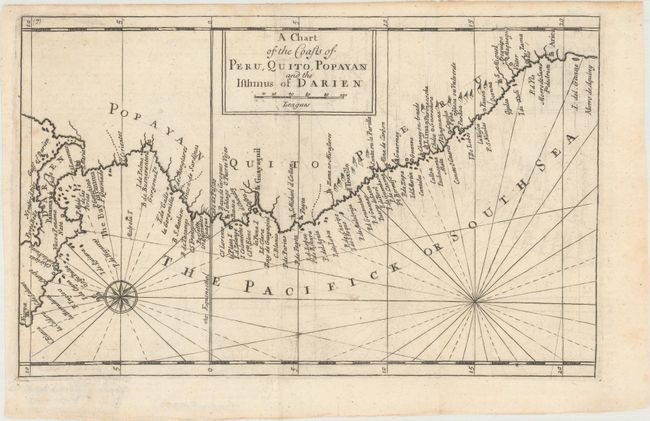 A Chart of the Coasts of Peru, Quito, Popayan and the Isthmus of Darien