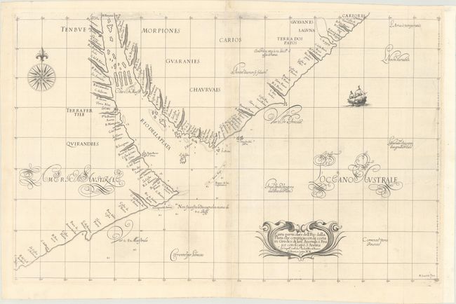 Carta Particolare dell' Rio della Plata che Comincia con la Costa...
