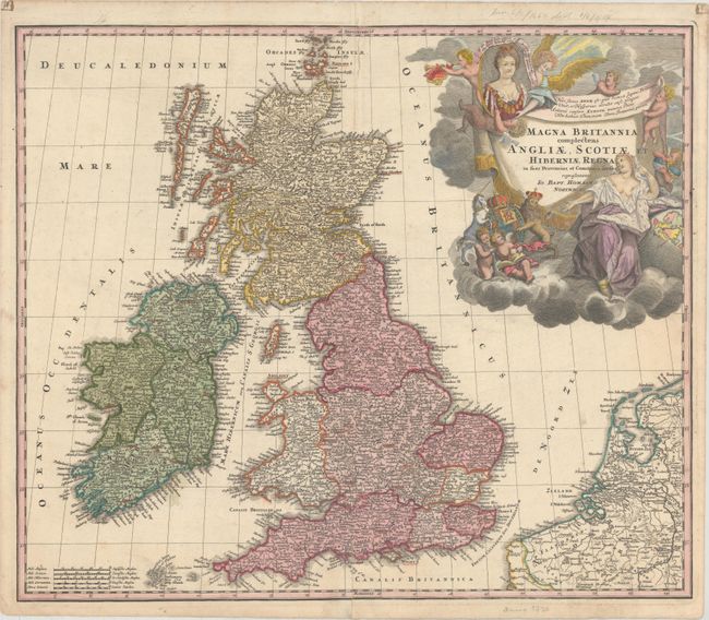 Magna Britannia Complectens Angliae, Scotiae et Hiberniae Regna in Suas Provincias et Comitatus Divisa