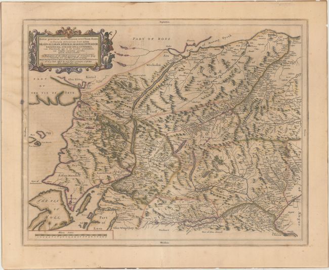 Scotiae Provinciae Mediterraneae Inter taum Flumen et Vararis Aestuarium... / A Description of the Inland Provinces of Scotland Lying Between Tay River and Murra Fyrth...