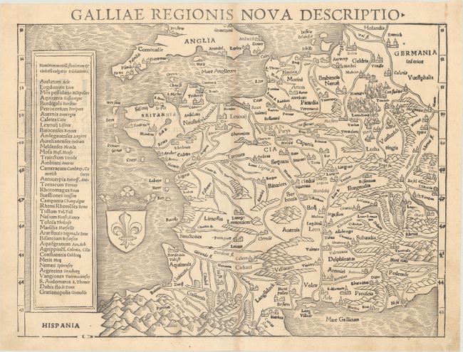 Galliae Regionis Nova Descriptio