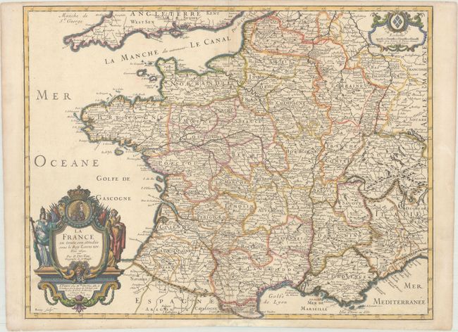 La France en Toute son Etendue sous le Roy Louis XIV