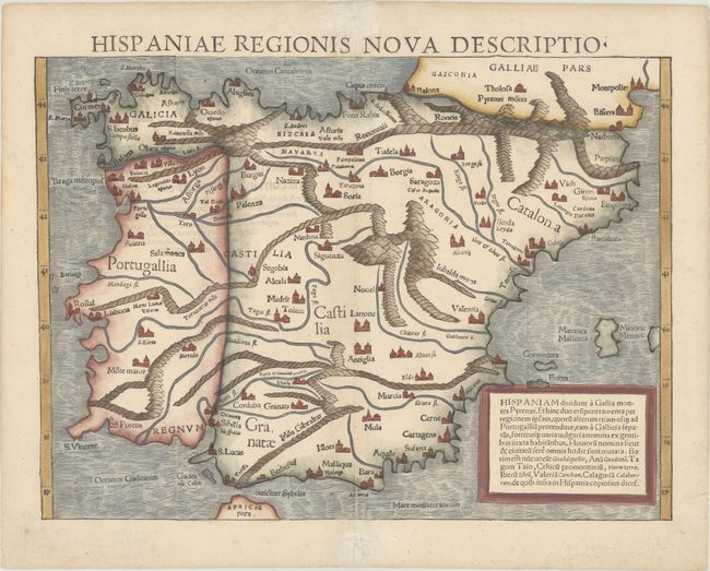 Hispaniae Regionis Nova Descriptio