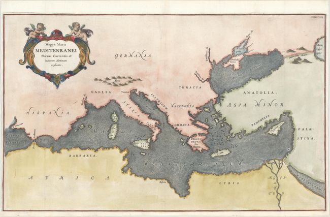 Mappa Maris Mediterranei Fluxus Currentes et Naturam Motionum Explicans