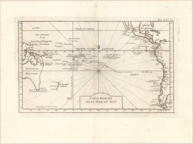 Carte Reduite de la Mer du Sud