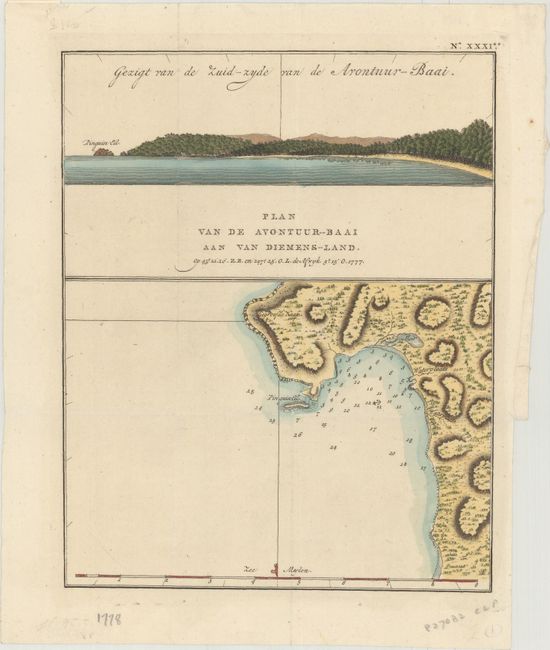 Plan van de Avontuur-Baai aan van Diemens-Land...