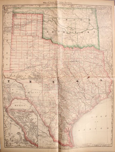 Historical Hand-Atlas Illustrated Containing Large Scale Copper Plate Maps of Each State annd Territory of the United States...