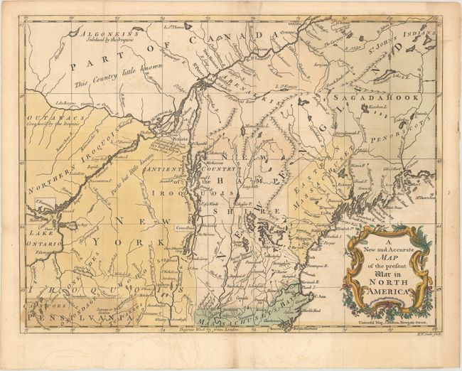 A New and Accurate Map of the Present War in North America