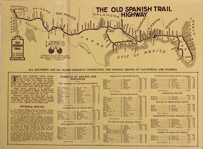 Official Guide - The Old Spanish Trail - First Edition