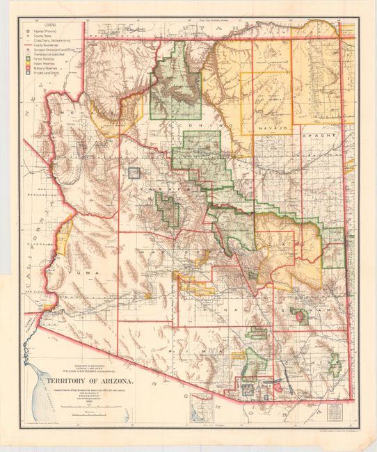 Territory of Arizona [with] Report of the Governor of Arizona