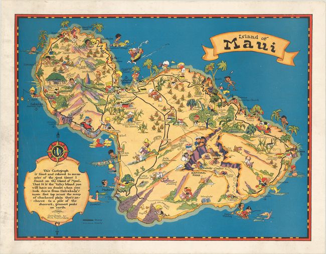 Island of Maui [in set with] Island of Hawaii [and] Island of Kauai [and] Island of Oahu