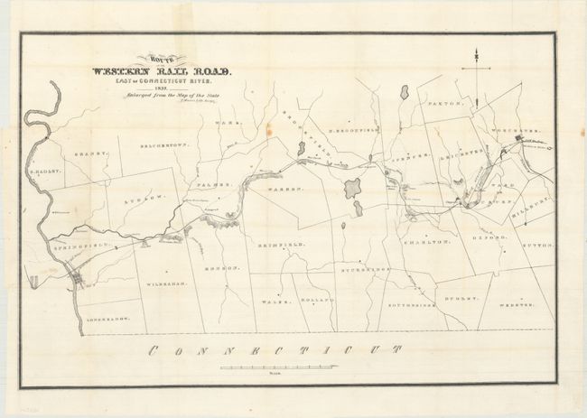 Route of the Western Rail Road. East of Connecticut River