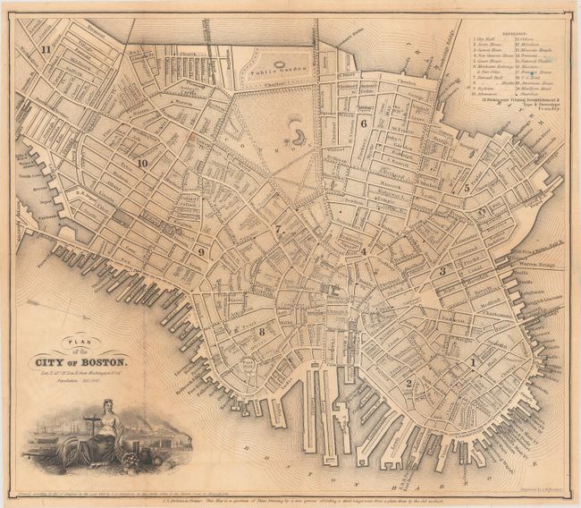 Plan of the City of Boston
