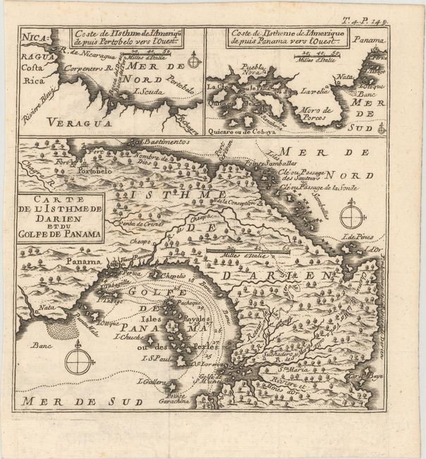 Carte de l'Isthme de Darien et du Golfe de Panama
