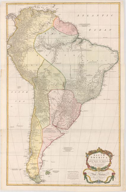 South America. Performed Under the Patronage of Louis Duke of Orleans First Prince of the Blood, by the Sieur D'Anville...