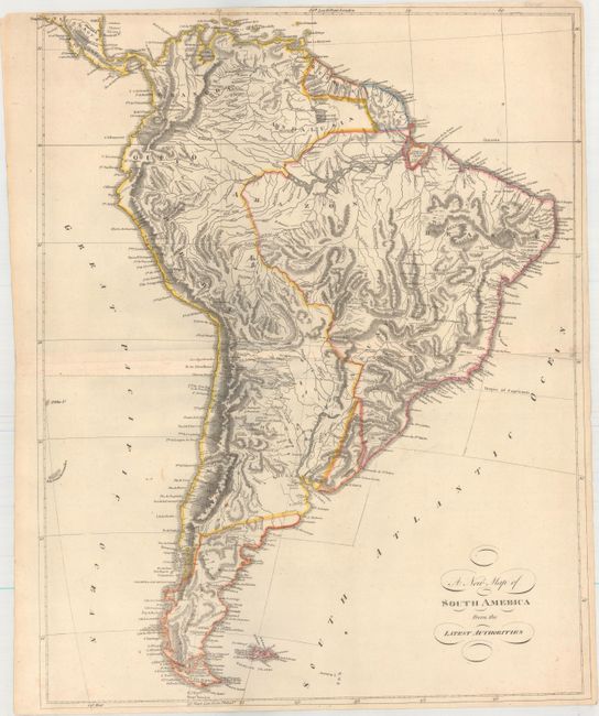 A New Map of South America from the Latest Authorities