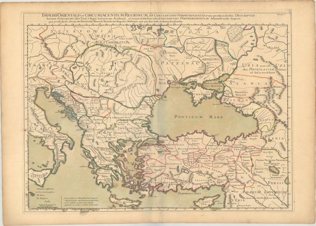 Imperii Orientalis et Circumjacentium Regionum sub Constantino Porphyrogenito et ejus Praedecessoribus Descriptio...