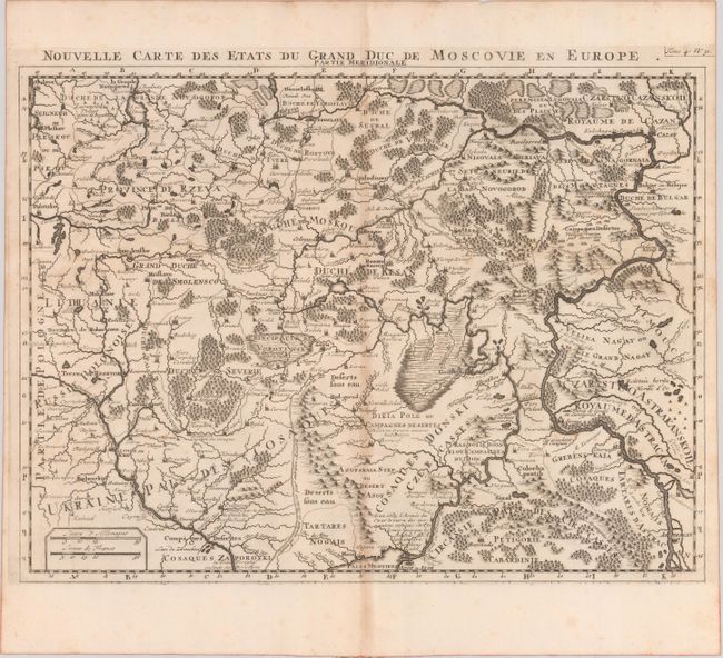 Nouvelle Carte des Etats du Grand Duc de Moscovie en Europe. Partie Meridionale
