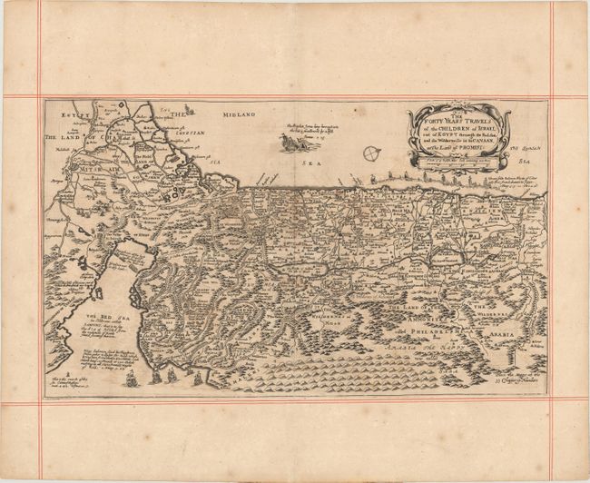 The Forty Years Travels of the Children of Israel; Out of Egypt Through the Red Sea, and the Wildernesse in to Canaan, or the Land of Promise