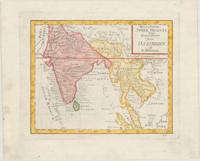 Mappa Geogr: Indiae Orients Eller Geogr: Charta Ofwer Ostindien