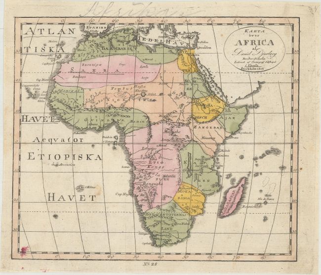 Karta over Africa