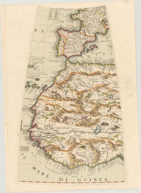 [Untitled - Globe Gore of Northwestern Africa, Iberian Peninsula, France]