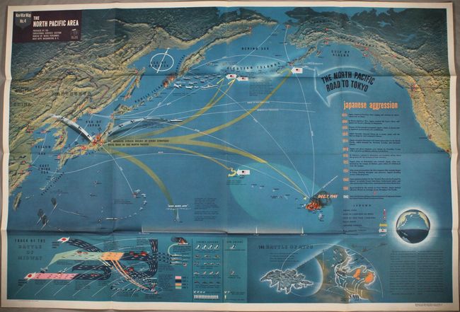 Nav War Map No. 4 - The North Pacific Area