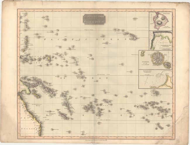 Map of the Islands in the Pacific Ocean