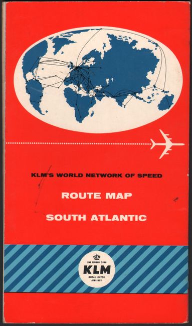 KLM Flight Companion [with] KLM's World Network of Speed - Route Map South Atlantic