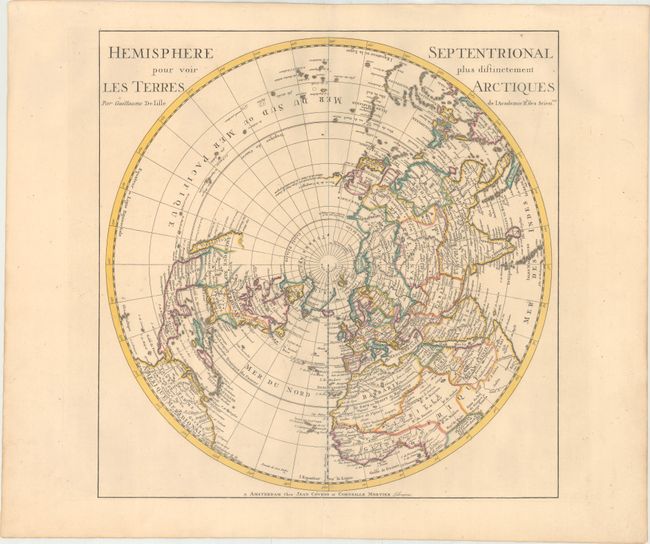 Hemisphere Septentrional pour voir Plus Distinctement les Terres Arctiques
