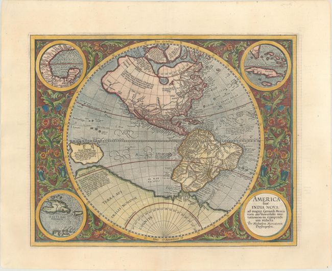 America sive India Nova, ad Magnae Gerardi Mercatoris aui Universalis Imitationem, in Compendium Redacta