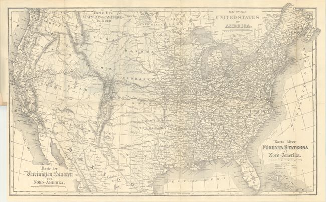 Map of the United States of America [bound in] Brief Description of the Public Lands of the United States of America