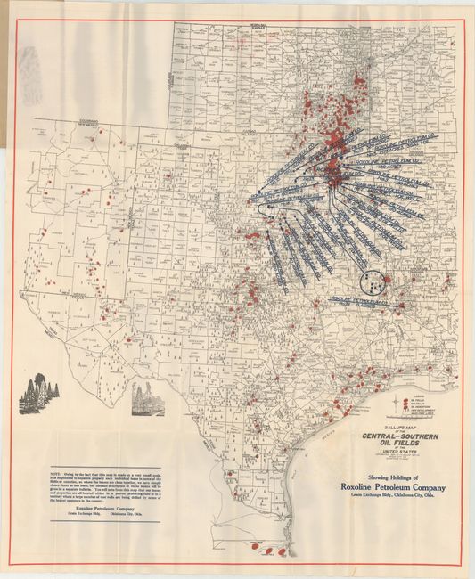 Gallup's Map of the Central-Southern Oil Fields of the United States
