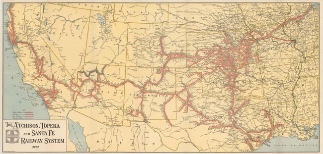 The Atchison, Topeka and Santa Fe Railway System 1922, 1926, 1928, 1929, [and] 1930 [5 maps]