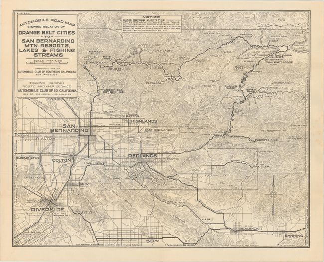 [5 - Automobile Road Maps of Southern California]