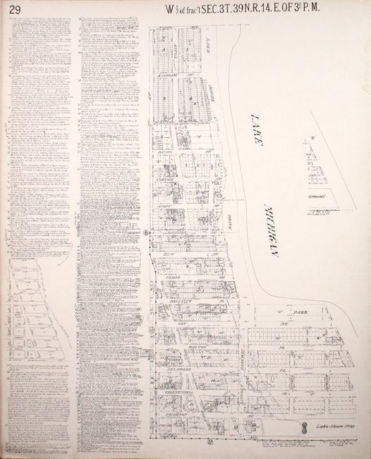 Real Estate Map Publishing Co's Atlas of Chicago Vol 1 Fullerton Ave. to Twelfth St. Crawford Ave. to Lake Michigan