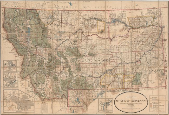 State of Montana. Compiled from the Official Records of the General Land Office and Other Sources...
